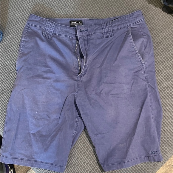 O'Neill Men's Purple Flat Front Shorts - Picture 1 of 3